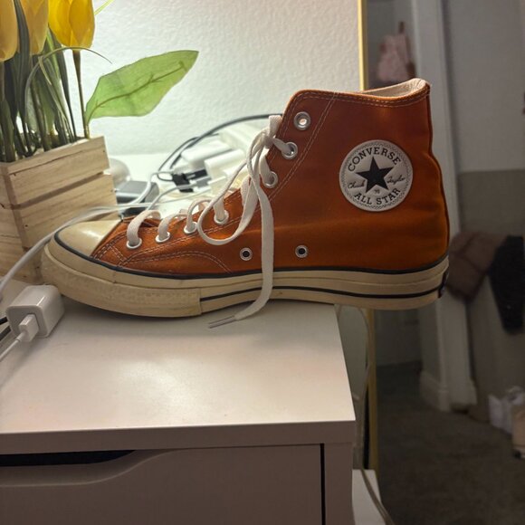 Orange Chuck Taylors Size Women's 11 - Picture 4 of 6